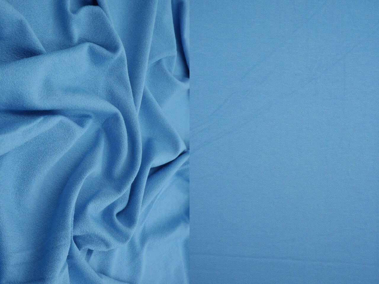 1 Yard Solid Viscose Rayon Knit Crepe Solid Stretch Fabric 58/60" Wide